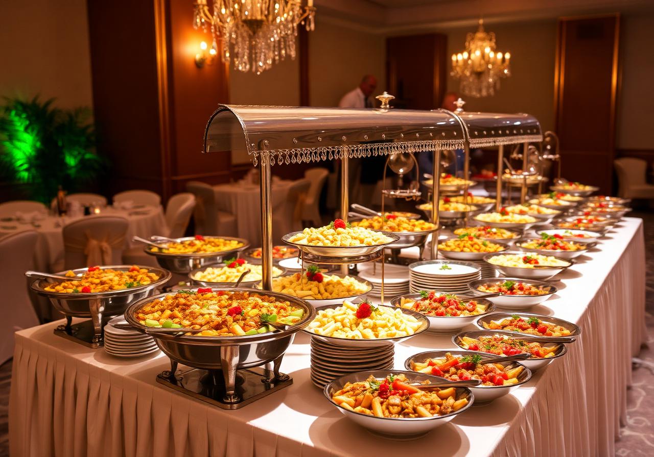 In-house multi-cuisine catering at MOZO Banquet Hall Gurgaon